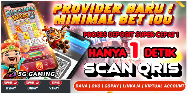 PROVIDER TERBARU DENGAN MINIMAL BET 100 PERAK ! DAN MENGGUNAKAN SCAN QRIS DEPOSIT SUPER KILAT !